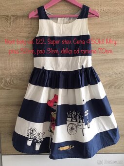 Dívčí šaty a sukně vel. 122 - 8