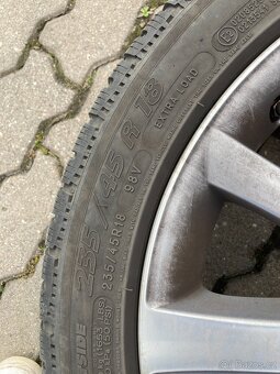 Sada alu kol Peugeot 5x108, pneu zimní 235/45/18 - 8