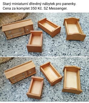 Panenky, hračky a příslušenství pro panenky. Ceny viz fota. - 8