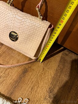 Coccinelle Liya Python Snake Leather Shoulder Bag - 8