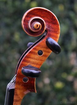 Staré kvalitní česko-německé celé 4/4 housle, c. 1910 - 8