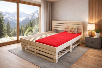 Postele v designu Palet - 8