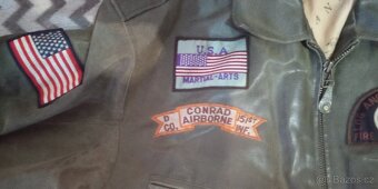 Kožená bunda letka typ Top Gun - 8