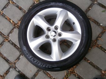 LETNÍ ALU KOLA ŠKODA 5 X 100 195 55 15 - 8