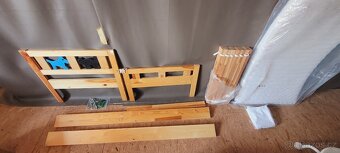 dětská postel IKEA KRITTER dřevěná, antialergická matrace - 8