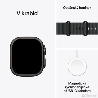 Apple Watch Ultra 2 49mm Černý titan, ZÁNOVNÍ - 8