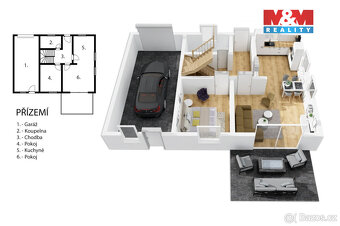 Prodej rodinného domu 5+1, 1205 m², Černá u Bohdanče - 8