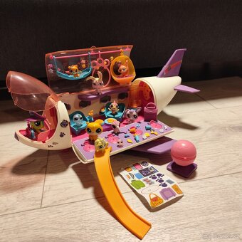 LPS littlest petshop letadlo spousta zvířátek a doplňků - 8