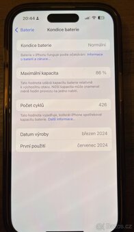 iPhone 15 128 GB – jako nový - 8