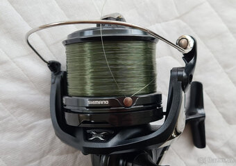 3 x navijáky SHIMANO Aero Technium MGS 12000 XTB a náhradní - 8