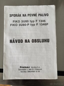 Sporák Kamna na tuhá paliva - 8