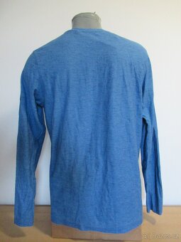 pánské triko STRAUSS VINTAGE M modré - 8