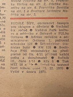 Rychlé šípy, 1/14 a 2/15 (1971), Foglar, Čermák - 8