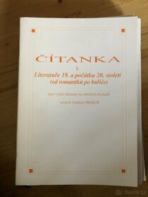 Učebnice, pracivní sešity a čítanka - český jazyk - 8