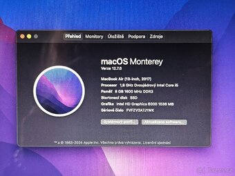 Macbook Air - A1466, i5/8GB/128GB, 2015-17 - 8
