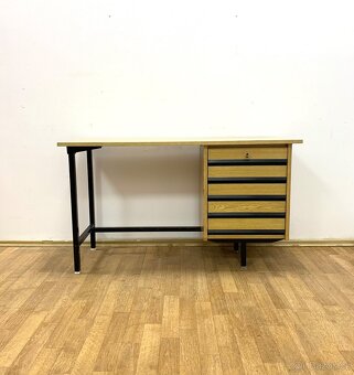 Retro psací stůl 70. léta industriální - 8