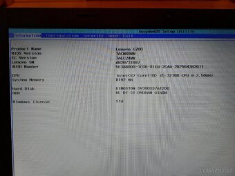 Lenovo Ideapad G700 17" notebook 8GB RAM SSD Intel i5 - 8