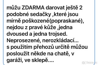 Kožená sedačka 200x90 - 8