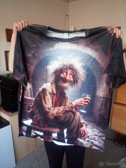 Pánská trika 4XL s 3D motivy nadměrná velikost - 8