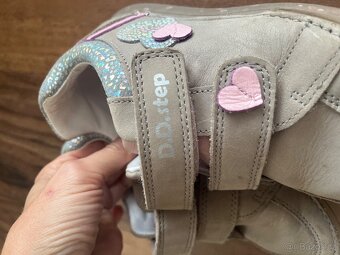 Kožené tenisky celoročky boty na suchý zip D.D.Step - 8