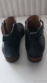 stylové kotníkové kožené italské boty Boemos 36 - 8