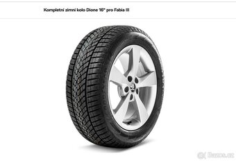 NOVÁ zimní sada ŠKODA Fabia 3,Rapid 5x100 R16 pneu 215/45/16 - 8