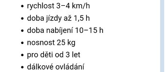 Dětské elektroauto ZÁNOVNÍ - 8