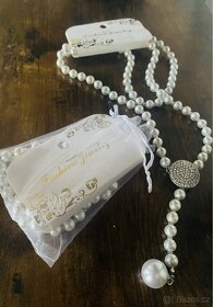 Luxusní perlový náhrdelník - krásný dárek na Vánoce - 8