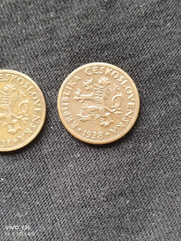 3x 5 hal 1923, 1931, 1938 Československo - 8