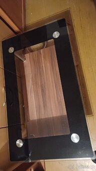 Prodám psací stůl + skleněný konferenční stolek - 8