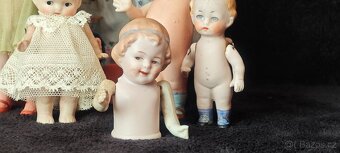 Starožitné porcelánky A.M, Heubach, Kewpie, K+W... - 8
