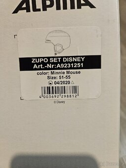 Dětská lyžařská přilba Alpina+brýle - 8