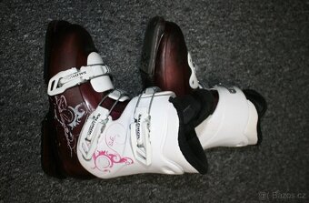 dívcí lyže tecno 120 cm , lyžáky - 8