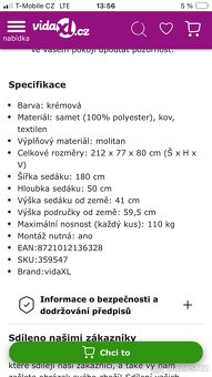 Pohovka , gauč , sedačka , sedací souprava - 8