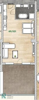 Prodej apartmánu 2+kk/T, 92m2, Lipno nad Vltavou - 8