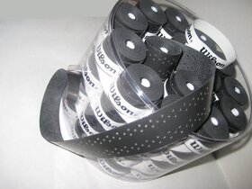 Omotávky na rakety Wilson (černé a bílé), overgrip. - 8