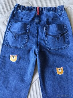 Nové džíny 128/134+nové tenisky, vel.33 - 8