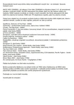 nové, nerozdělané PC hry ve folii, levně + HRY ZDARMA - 8