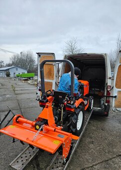 Malotraktor, traktor RHINO 25 M,AKCIA ORBA, pluh, rotavátor - 8