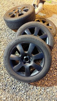 ALU kola Originál VW Borbet 6,5Jx16 5x100 pneu LETNÍ 205/55 - 8