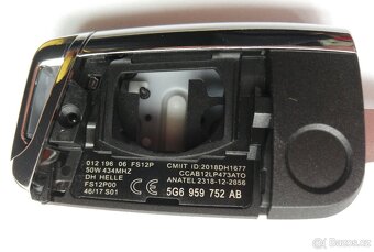Klíč Volkswagen Škoda Seat. Klíč s planžetou HU66 a logem, - 8