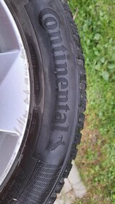 Originální alu Škoda + zimní Continental - 8