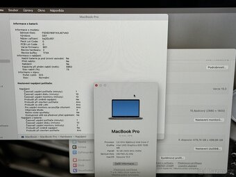 Macbook Pro 15" 2018 SG i7 / 512GB / 16GB - 8