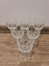 Skleničky skleněné, křišťálové, broušené - 8
