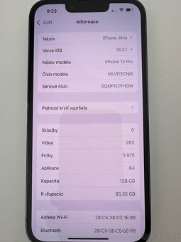 iPhone 13 pro, 128 GB, modrý - 8
