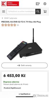 TV Samsung + MECOOL K6 DVB S2-T2-C TV Box - 8