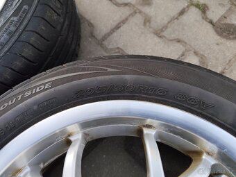 Alu kola 4 x 100 r15, letní 205/50/15 - 8
