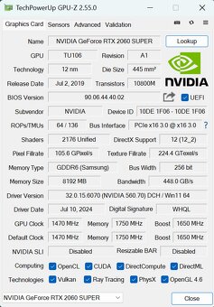 ☑️Herní PC RYZEN 5 5500,RTX 2060SUPER 8GB,16 GB RAM,1 TB SSD - 8