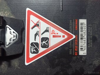 Prodám Skialp set, lyže, vázání, pásy - 8