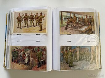 Album válečných pohlednic 1. světová válka (cca 296 ks) - 8